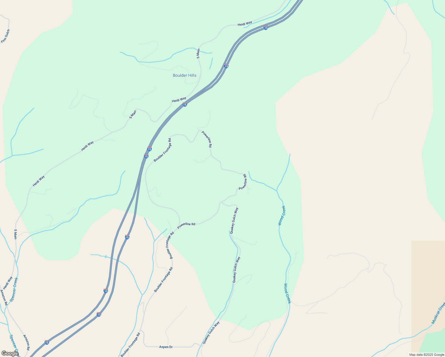 map of restaurants, bars, coffee shops, grocery stores, and more near 87 Powerline Road in Boulder