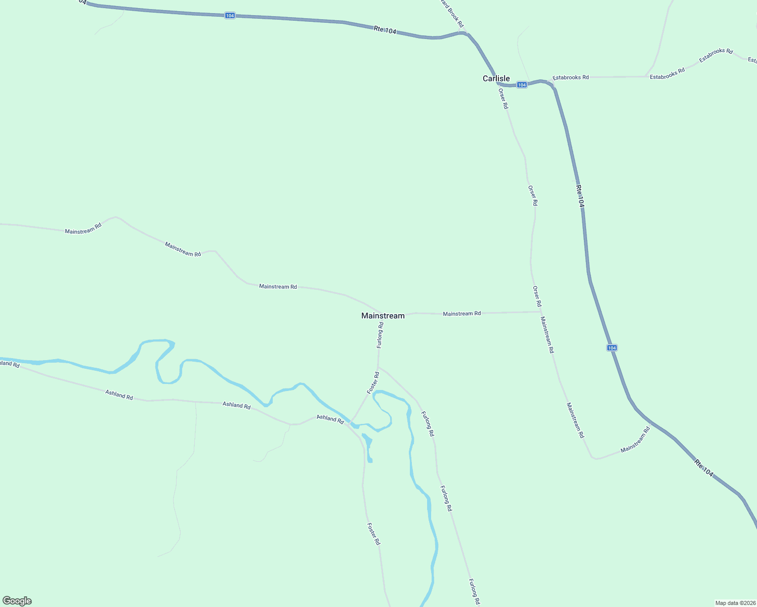 map of restaurants, bars, coffee shops, grocery stores, and more near 582 Mainstream Road in Mainstream