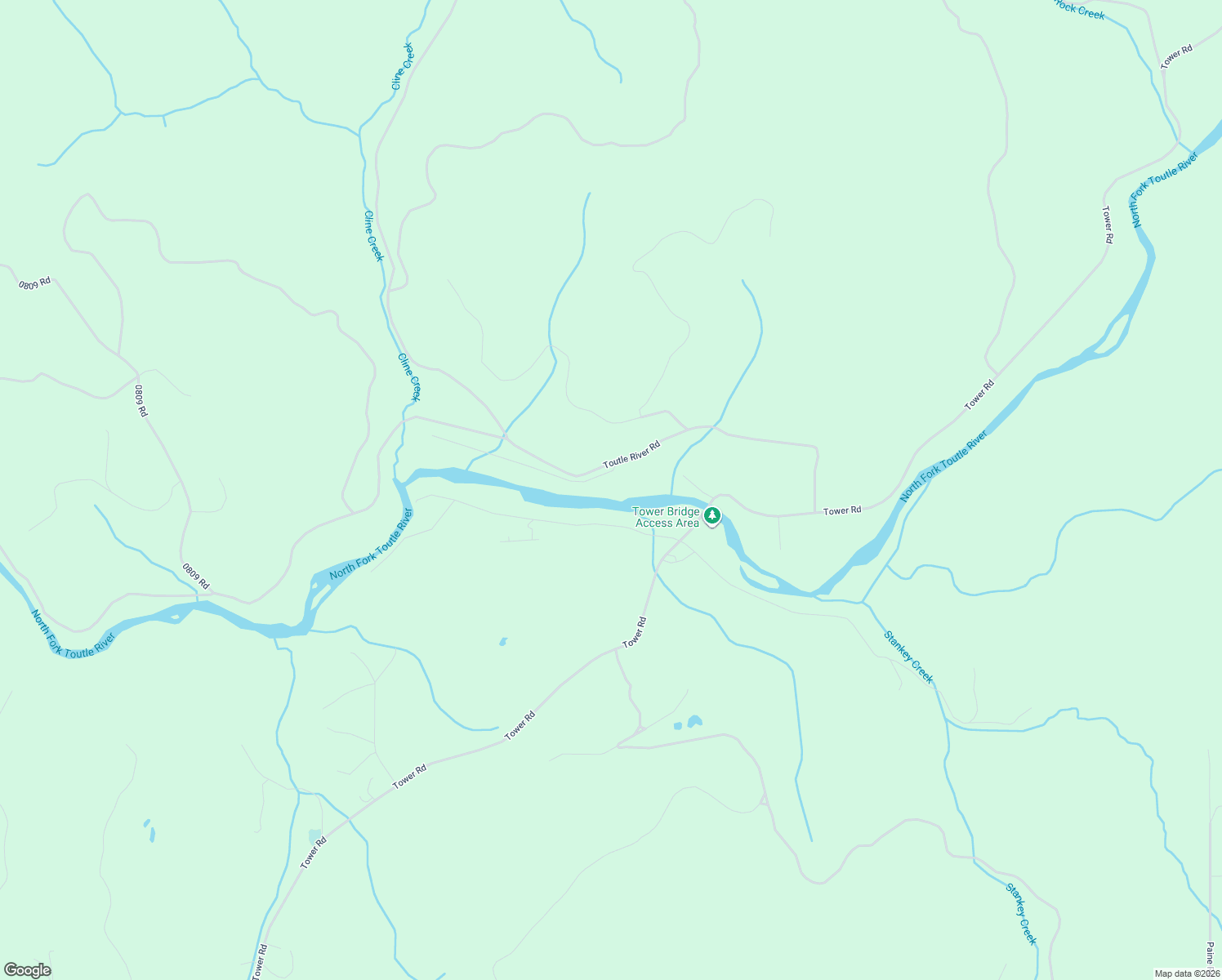map of restaurants, bars, coffee shops, grocery stores, and more near 495 Toutle River Road in Castle Rock