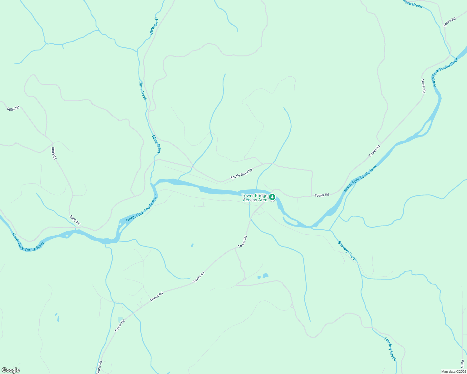map of restaurants, bars, coffee shops, grocery stores, and more near 495 Toutle River Road in Castle Rock