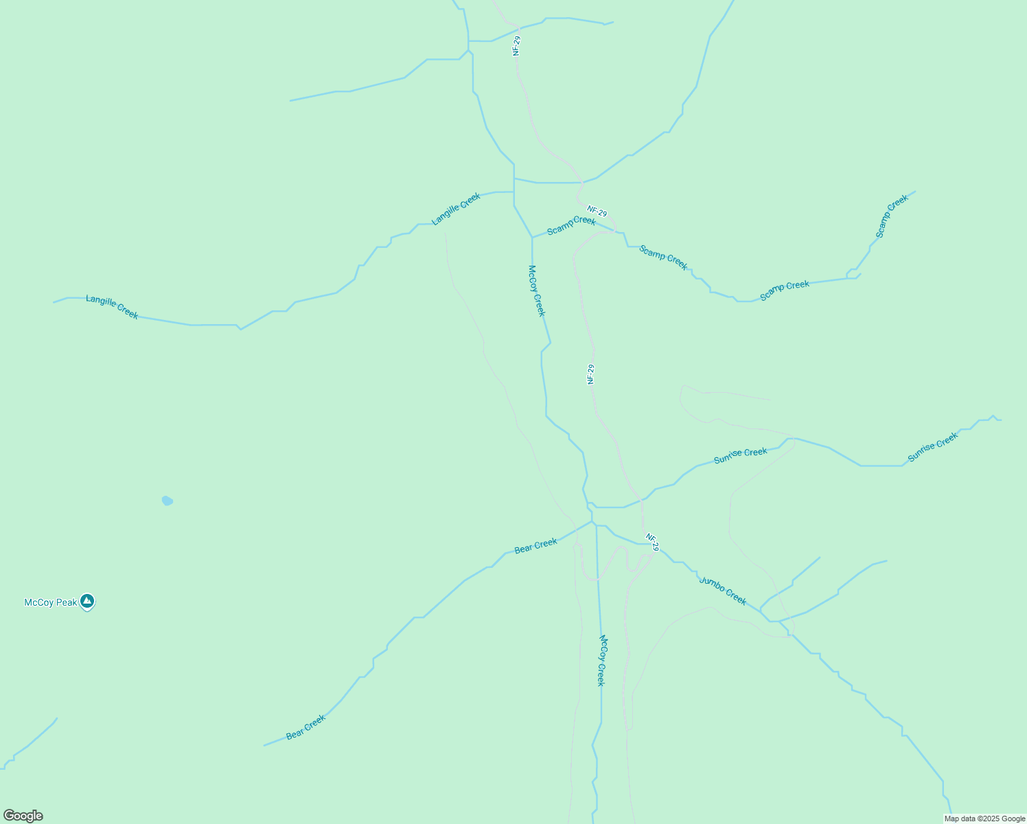 map of restaurants, bars, coffee shops, grocery stores, and more near National Forest Development Road 115 in Randle