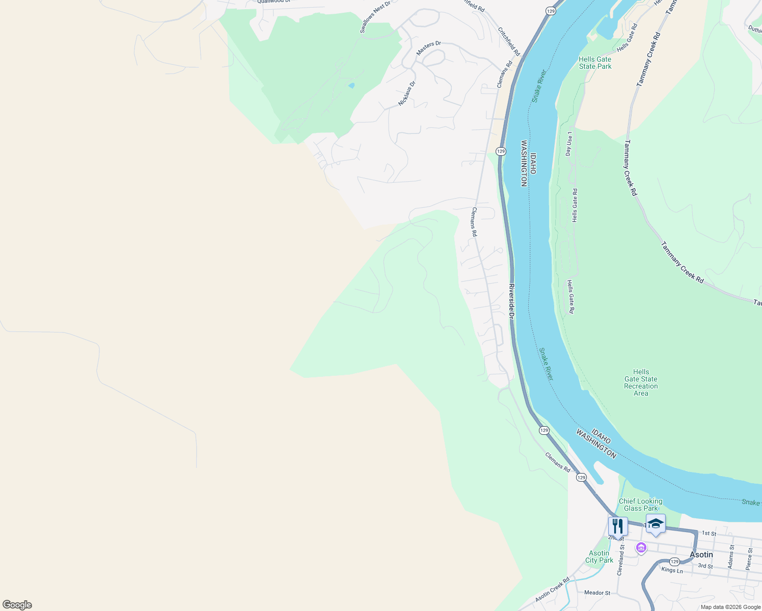 map of restaurants, bars, coffee shops, grocery stores, and more near 3311 Michael Drive in Clarkston