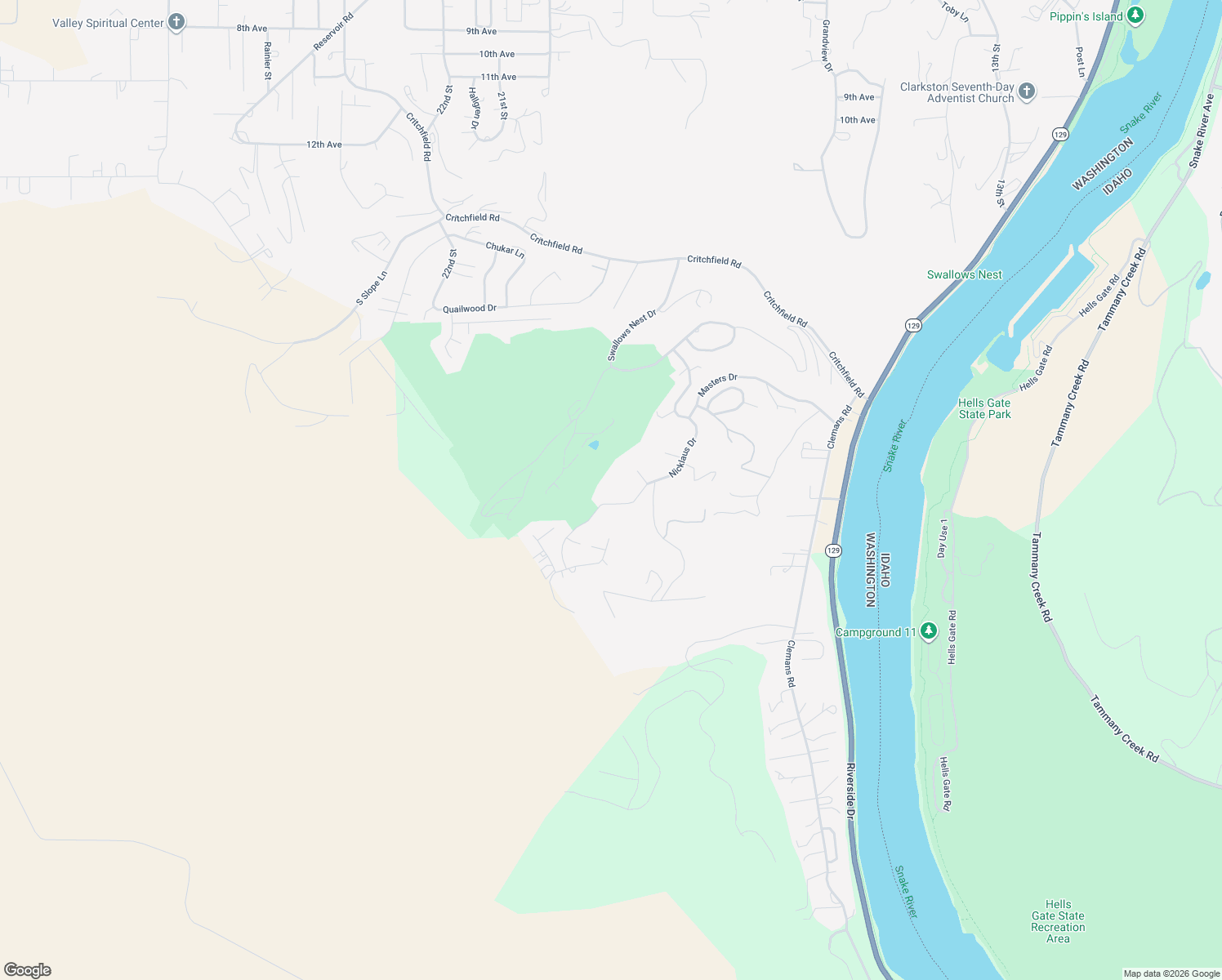 map of restaurants, bars, coffee shops, grocery stores, and more near 3790 Nicklaus Drive in Clarkston