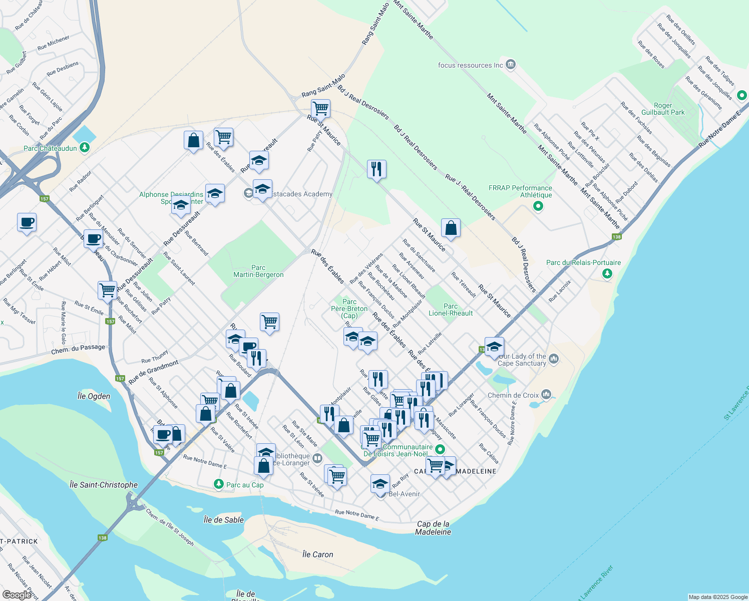287 Rue François Duclos, TroisRivières QC Walk Score