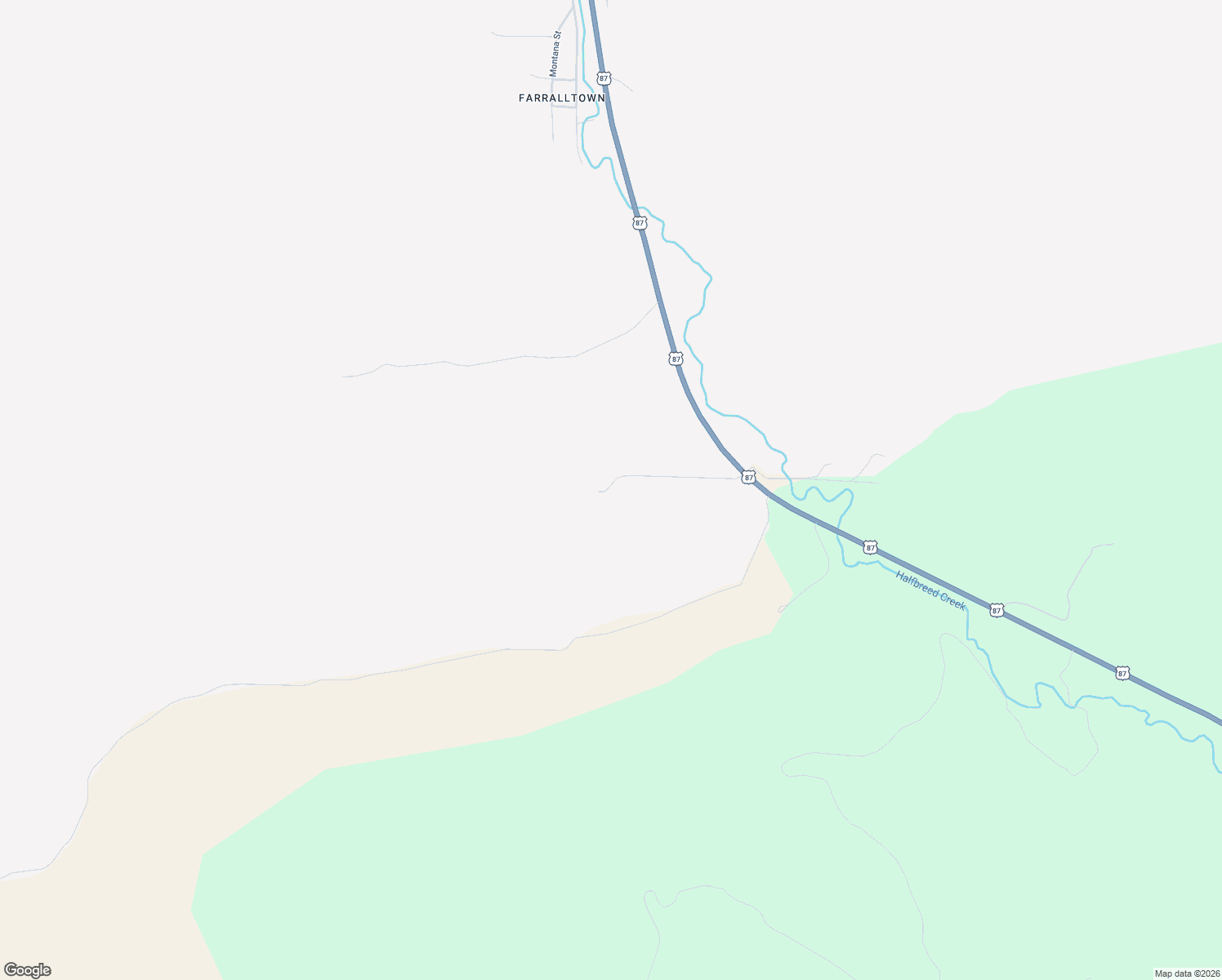 map of restaurants, bars, coffee shops, grocery stores, and more near 36 Buckey Lane in Roundup