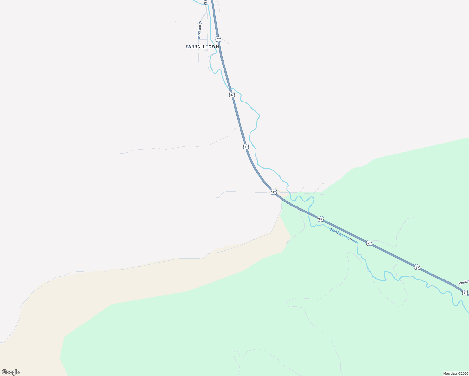 map of restaurants, bars, coffee shops, grocery stores, and more near 36 Buckey Lane in Roundup