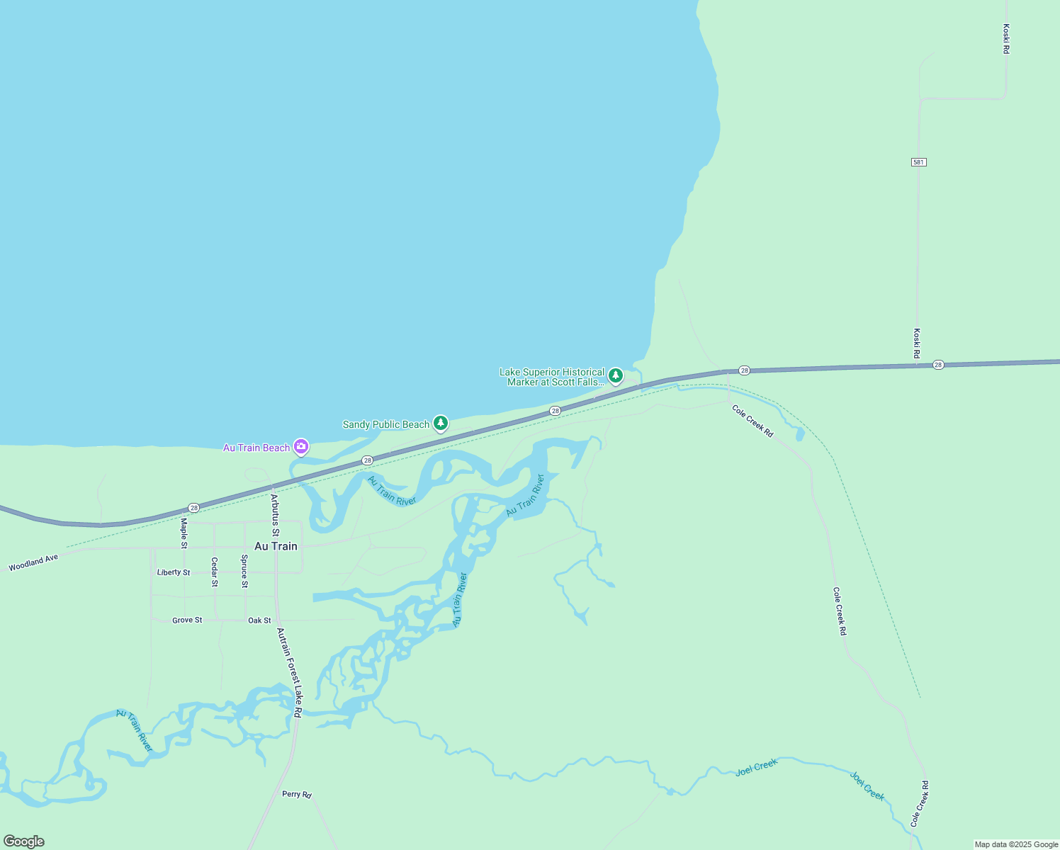 Duluth, South Shore and Atlantic Railway Rail Trail, Au Train MI Walk