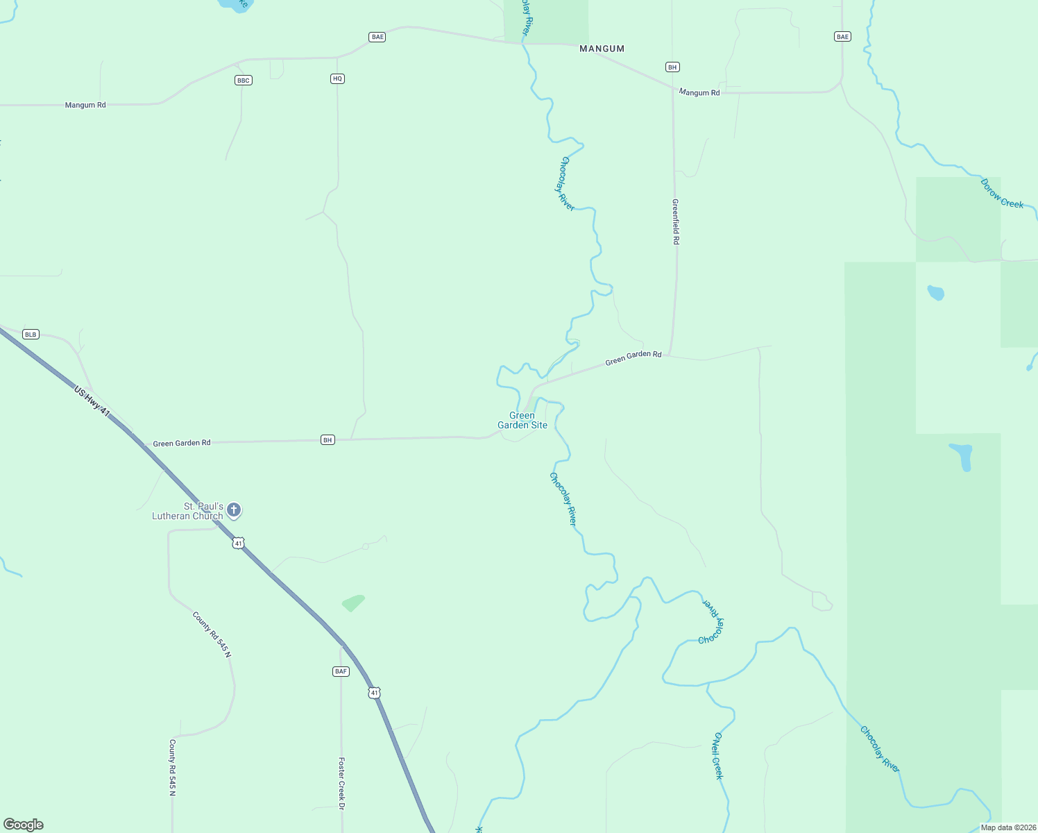 map of restaurants, bars, coffee shops, grocery stores, and more near 411 Green Garden Road in Marquette
