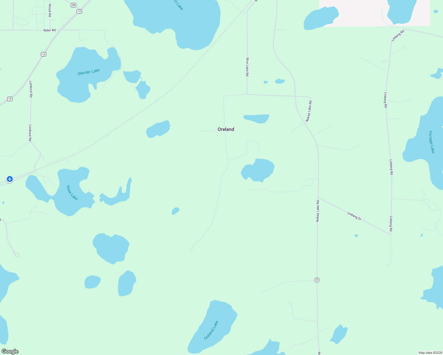 map of restaurants, bars, coffee shops, grocery stores, and more near Oreland Mine Road in Deerwood