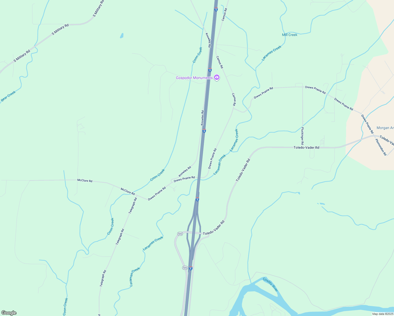 535 Knowles Road, Winlock WA Walk Score