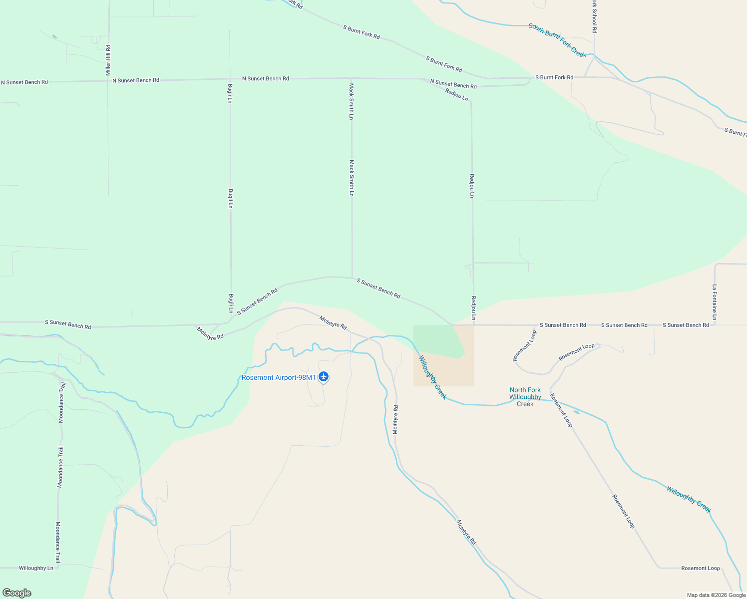 map of restaurants, bars, coffee shops, grocery stores, and more near 2155 South Sunset Bench Road in Stevensville