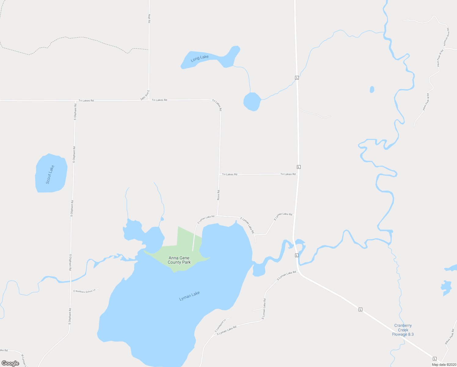 map of restaurants, bars, coffee shops, grocery stores, and more near 6238 Tri Lakes Road in South Range