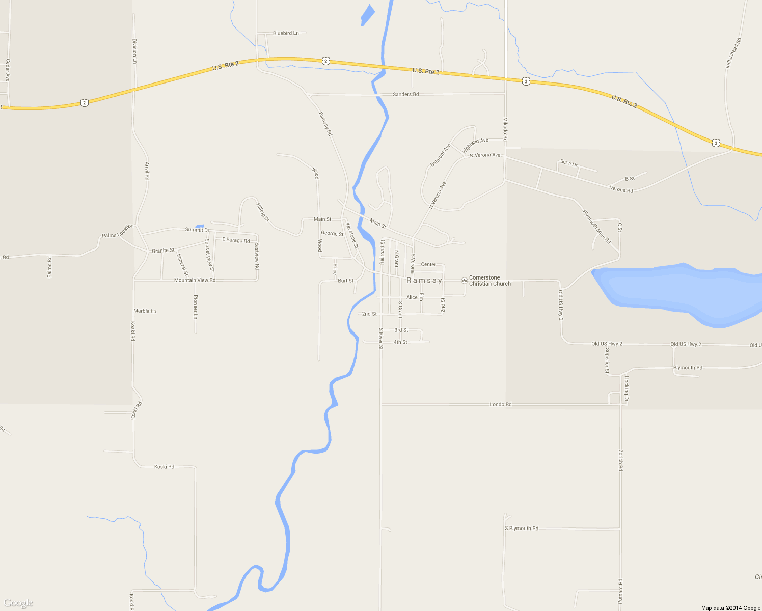 map of restaurants, bars, coffee shops, grocery stores, and more near South River Street in Bessemer