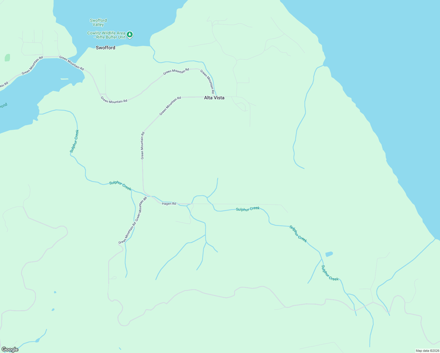map of restaurants, bars, coffee shops, grocery stores, and more near 203 Hagen Rd in Mossyrock