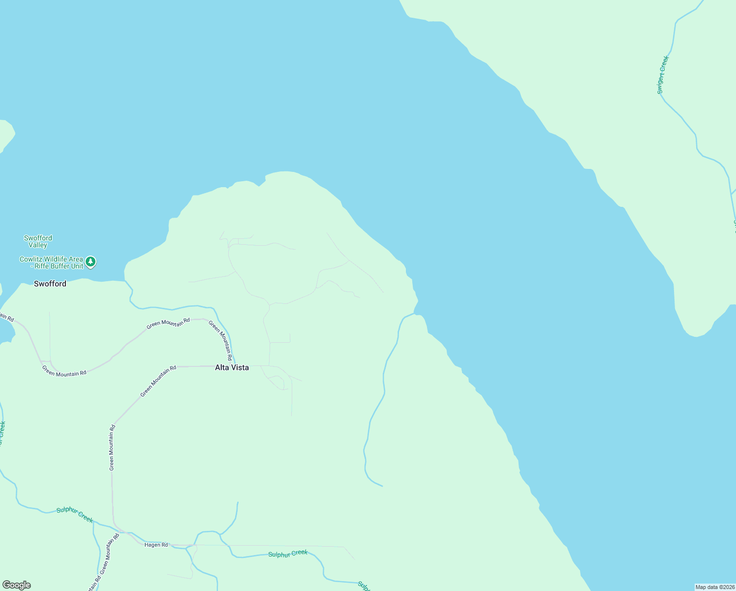 map of restaurants, bars, coffee shops, grocery stores, and more near 137 Scenic Lane in Mossyrock