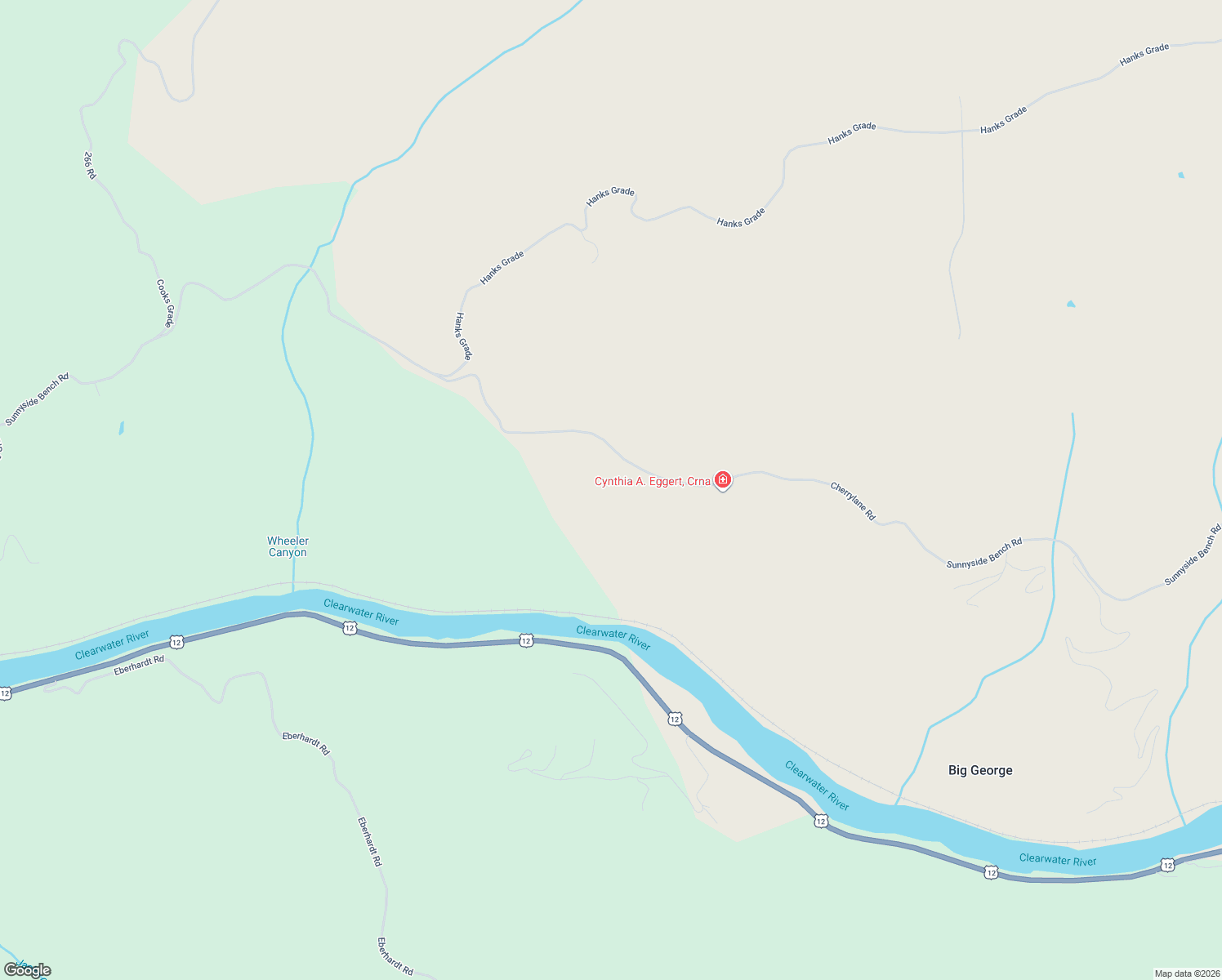 map of restaurants, bars, coffee shops, grocery stores, and more near 36700 Sunnyside Bench Road in Lenore