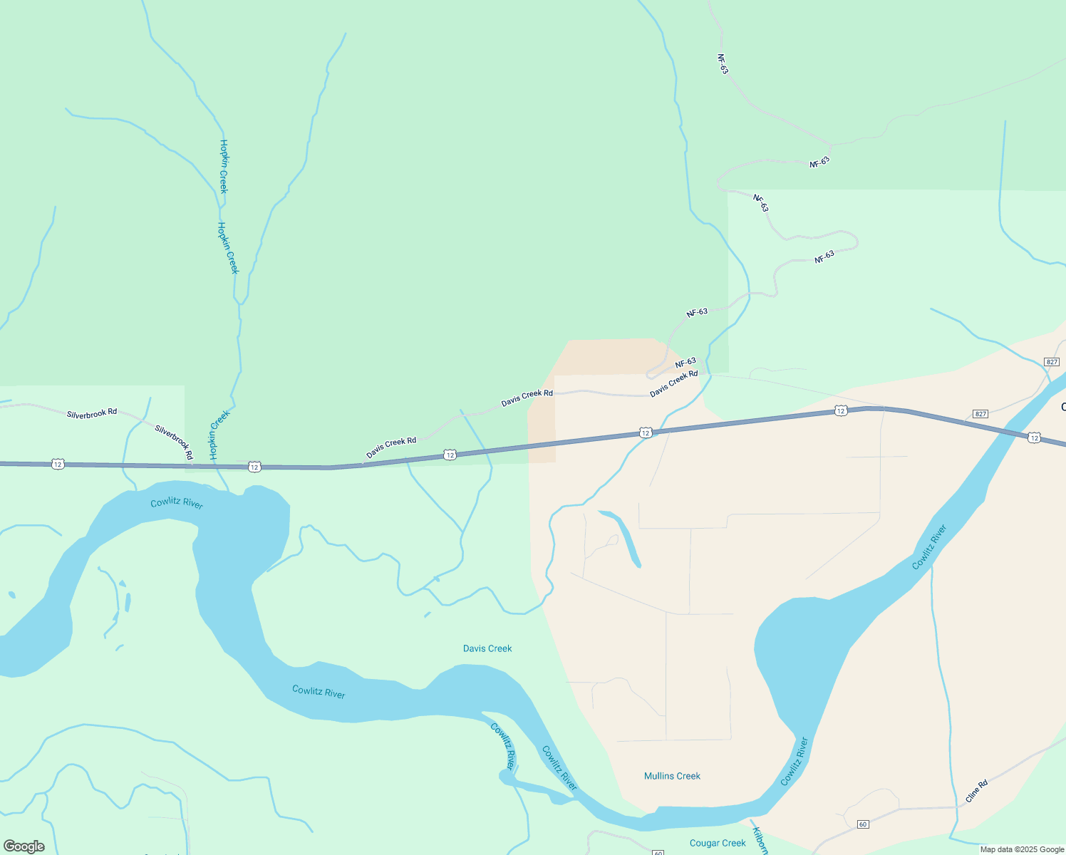 map of restaurants, bars, coffee shops, grocery stores, and more near 11083 U.S. 12 in Randle