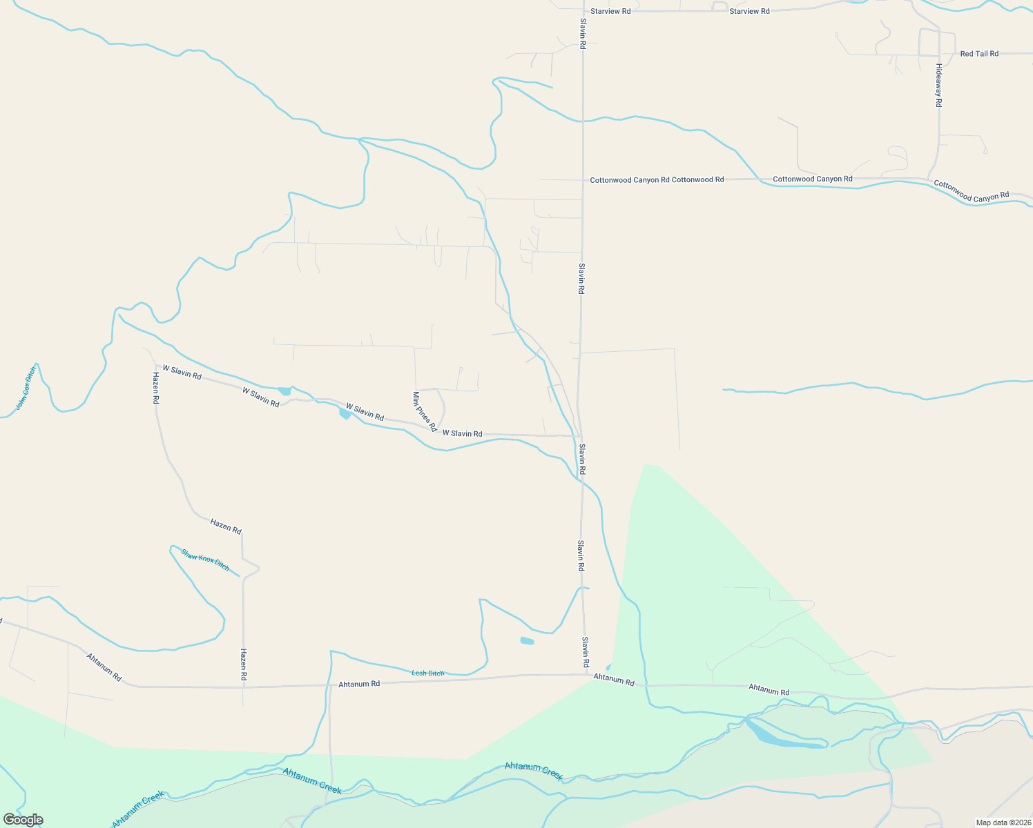 map of restaurants, bars, coffee shops, grocery stores, and more near 111 West Slavin Road in Yakima