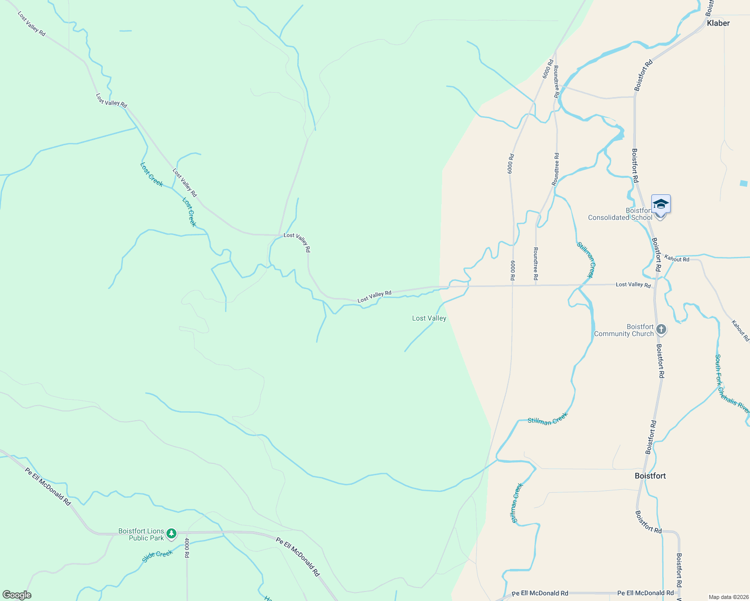 map of restaurants, bars, coffee shops, grocery stores, and more near 309-355 Lost Valley Road in Lewis