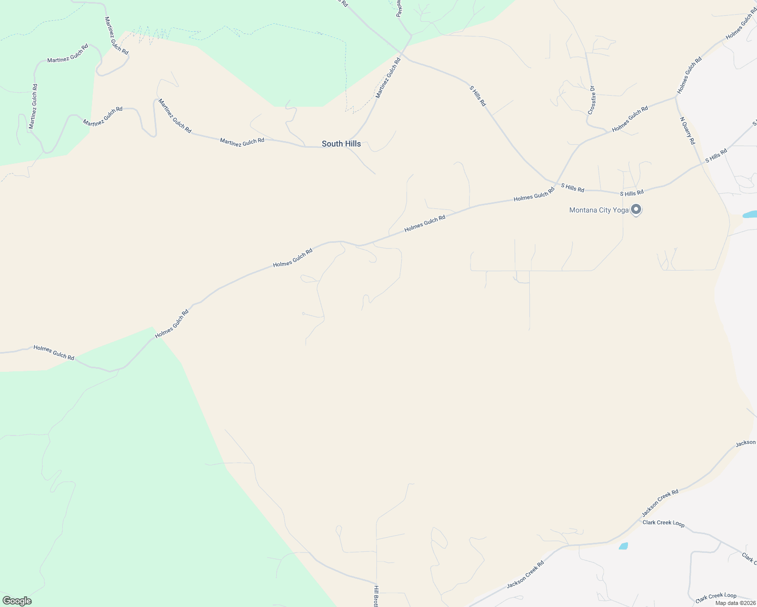 map of restaurants, bars, coffee shops, grocery stores, and more near 74 Holmes Gulch Road in Clancy