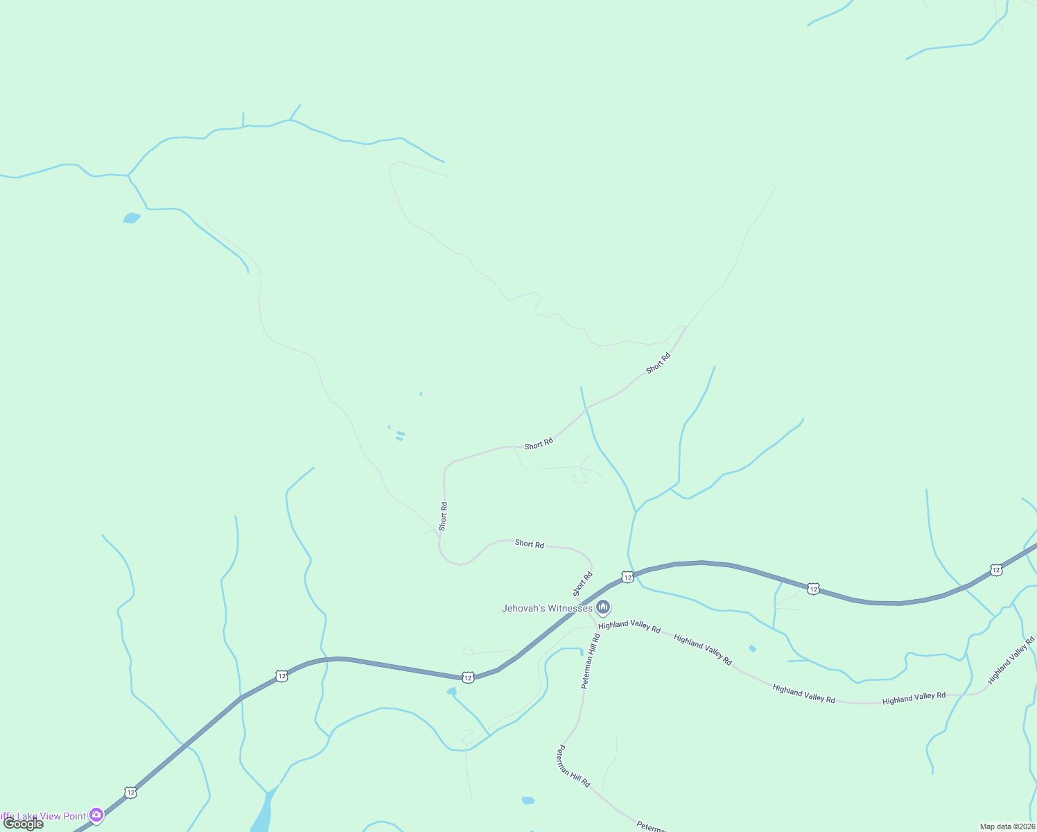 map of restaurants, bars, coffee shops, grocery stores, and more near 323 Short Road in Morton
