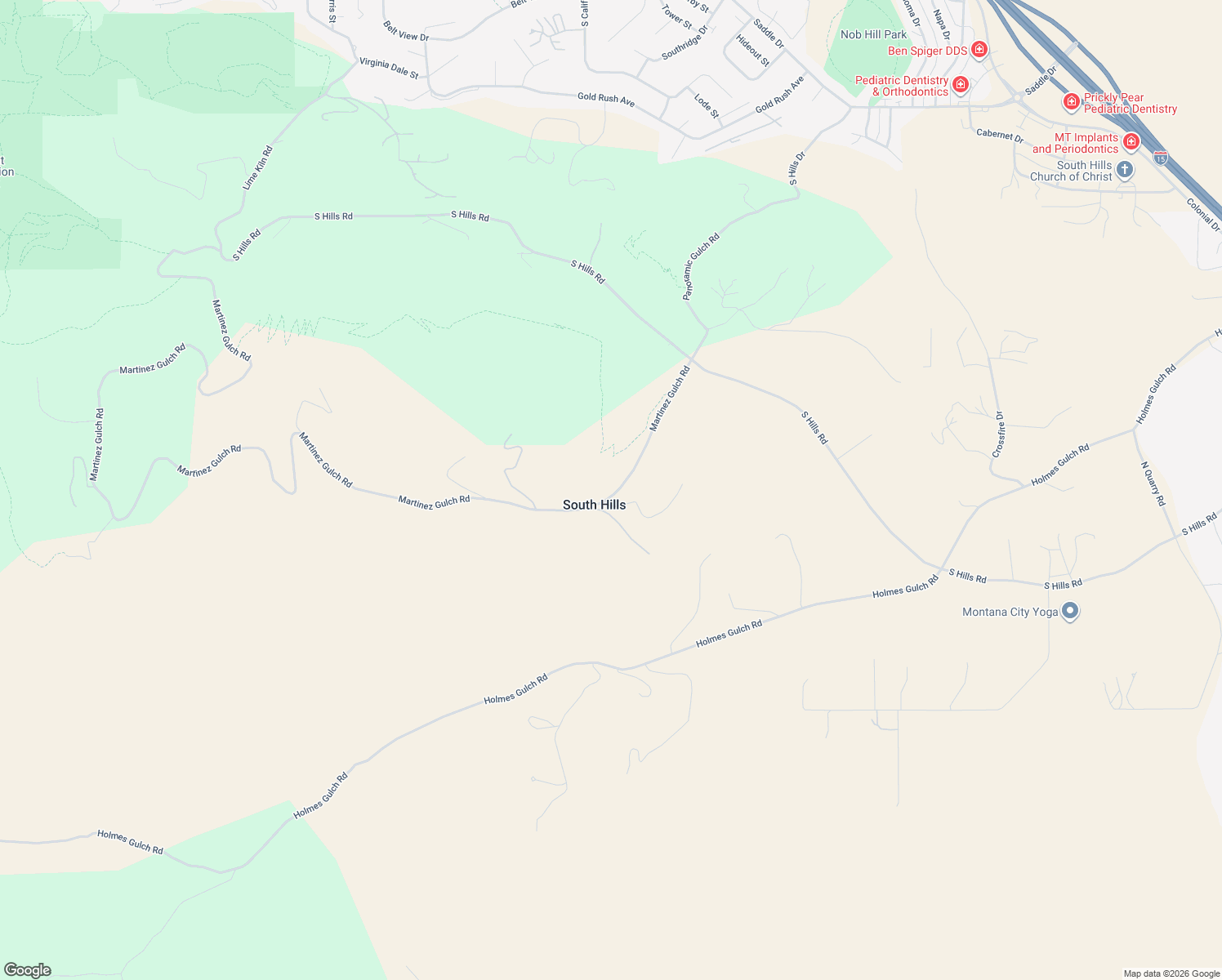 map of restaurants, bars, coffee shops, grocery stores, and more near in South Hills