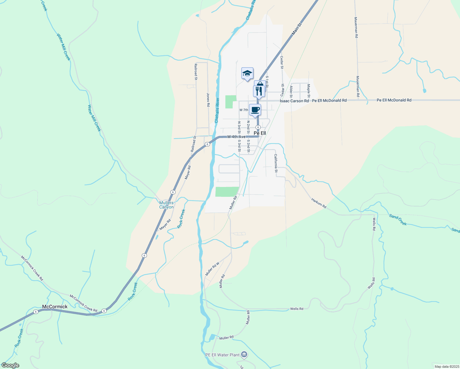 319 Central Avenue, Pe Ell WA Walk Score