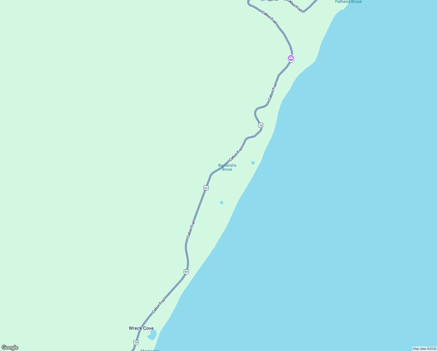 map of restaurants, bars, coffee shops, grocery stores, and more near 41255 Cabot Trail in Ingonish Beach