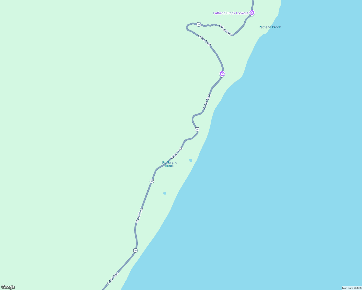 map of restaurants, bars, coffee shops, grocery stores, and more near 41064 Cabot Trail in Ingonish Beach