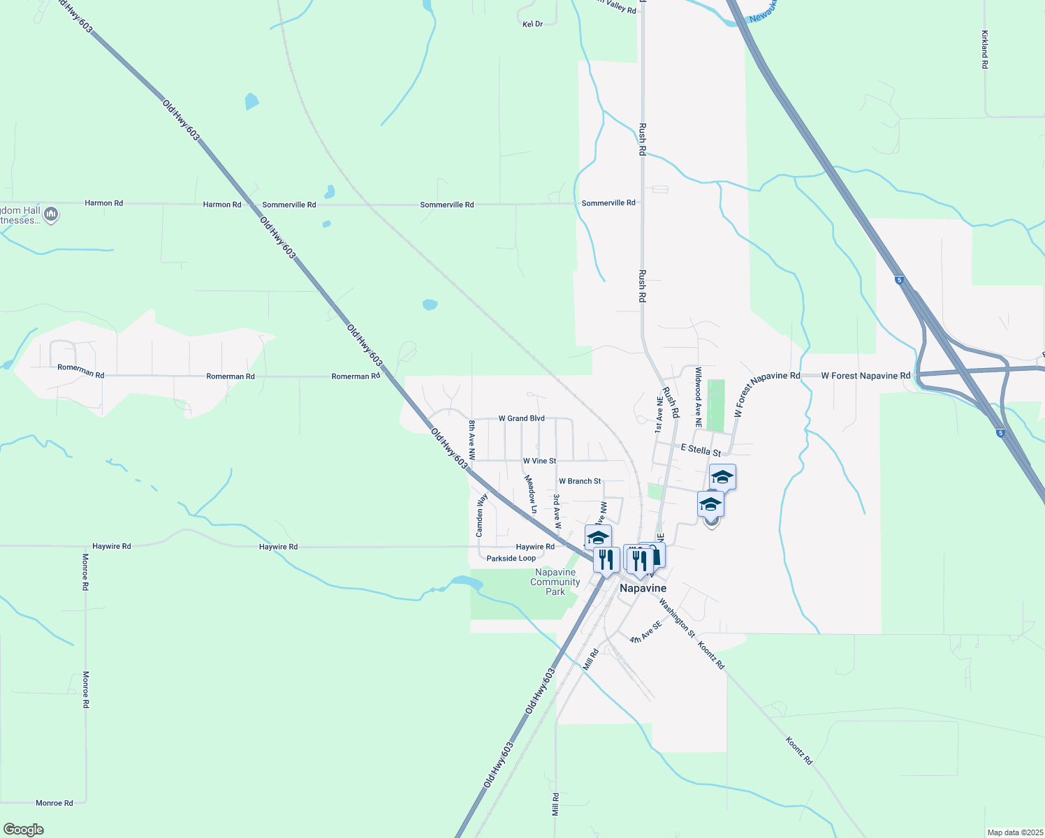 West Grand Boulevard, Napavine WA Walk Score