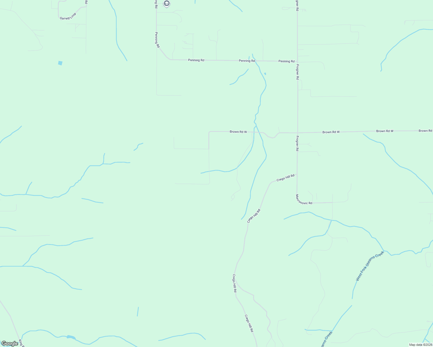 map of restaurants, bars, coffee shops, grocery stores, and more near 181 Crego Ridge Road in Chehalis