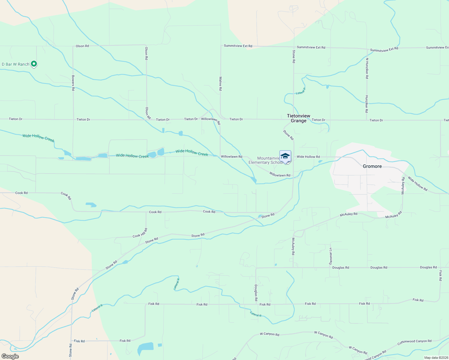 map of restaurants, bars, coffee shops, grocery stores, and more near 283 Cook Road in Yakima
