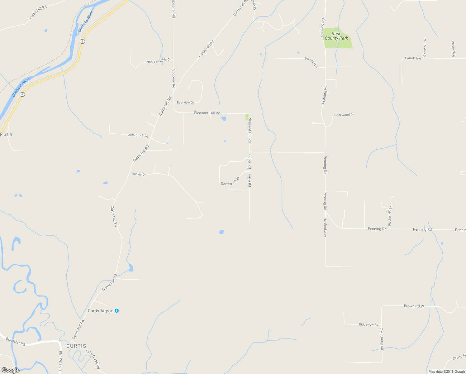 map of restaurants, bars, coffee shops, grocery stores, and more near 180 Garrett Loop in Chehalis