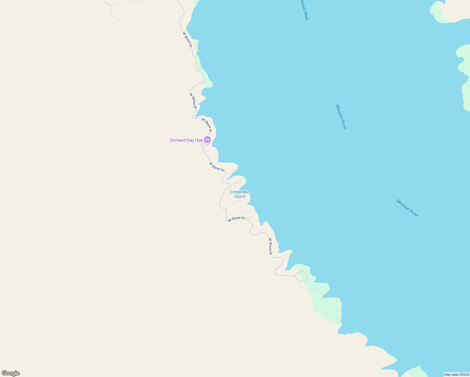 map of restaurants, bars, coffee shops, grocery stores, and more near 2709 West Shore Drive in Helena