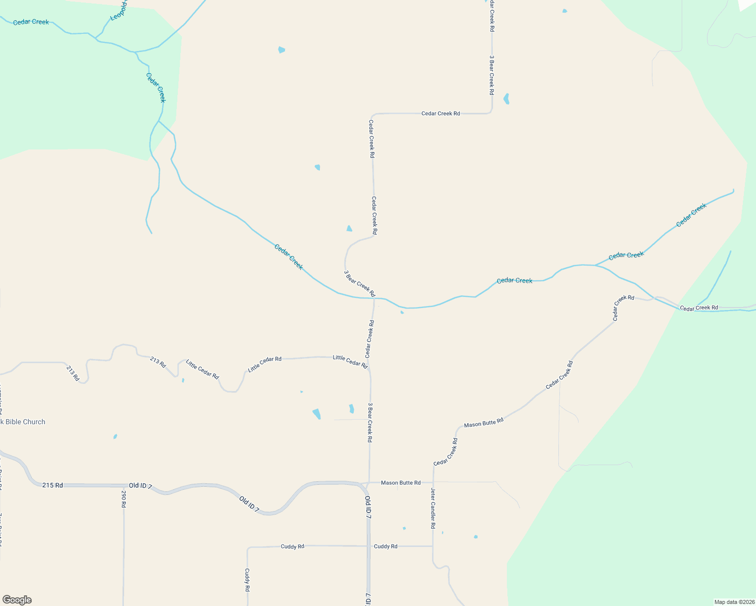 map of restaurants, bars, coffee shops, grocery stores, and more near 771 Three Bear Road in Kendrick