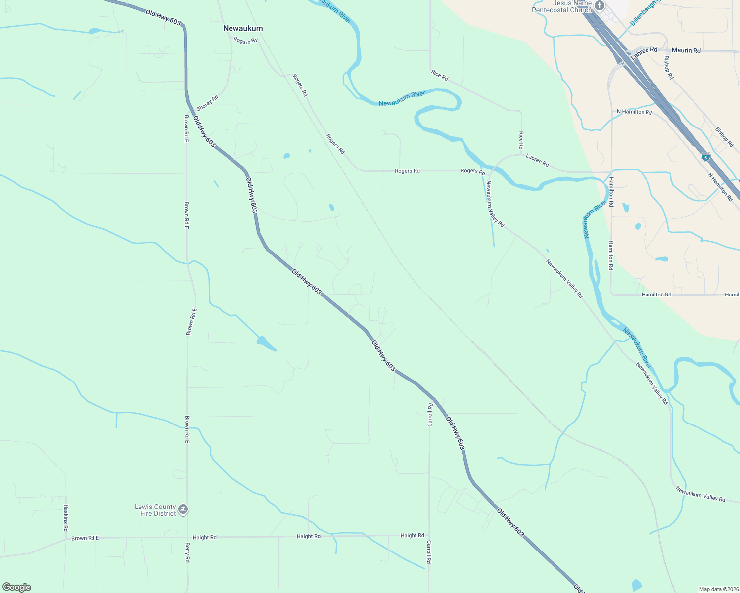 map of restaurants, bars, coffee shops, grocery stores, and more near 132 Fineview Road in Chehalis
