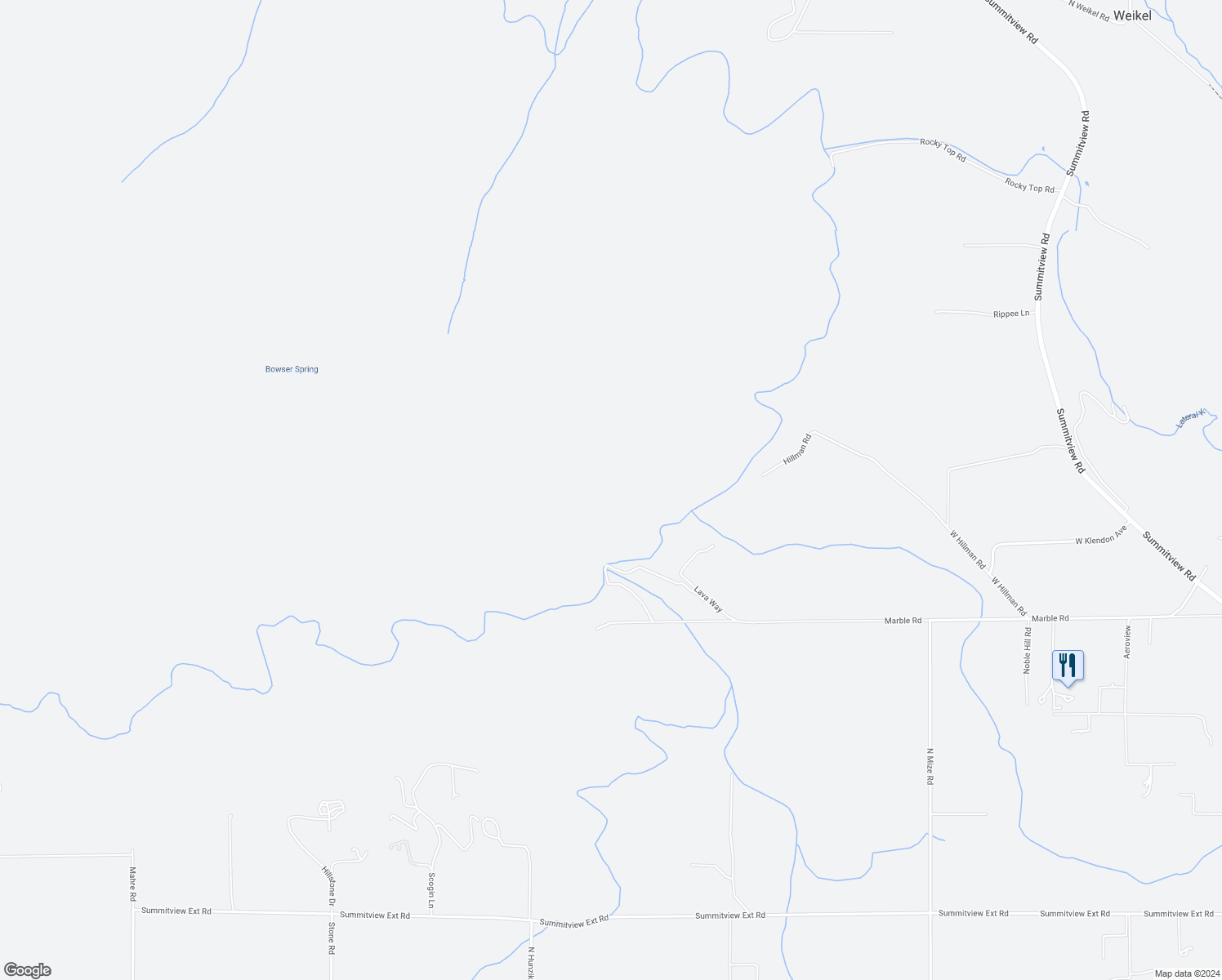 map of restaurants, bars, coffee shops, grocery stores, and more near 905 Camelot Way in Yakima