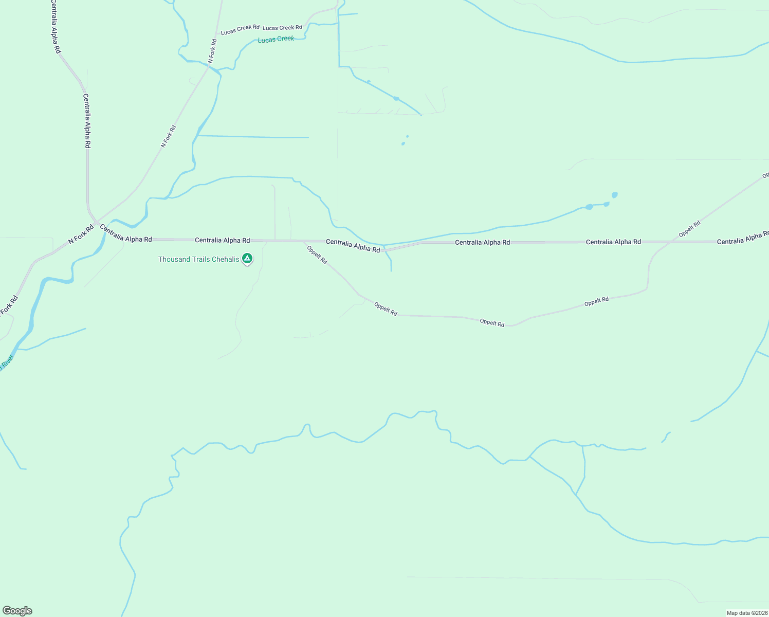 map of restaurants, bars, coffee shops, grocery stores, and more near 177 Oppelt Road in Chehalis