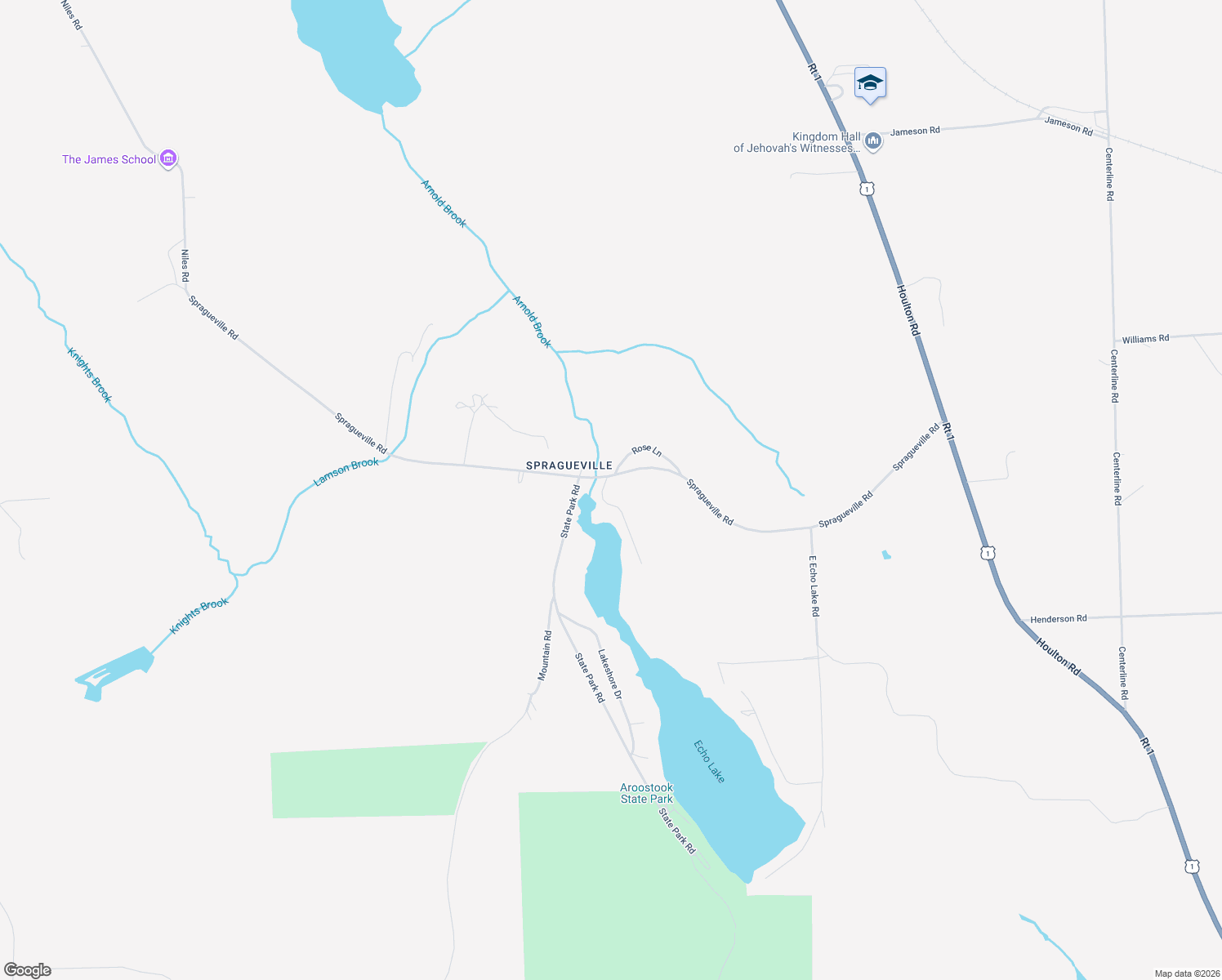 map of restaurants, bars, coffee shops, grocery stores, and more near 8 Cronin Road in Presque Isle