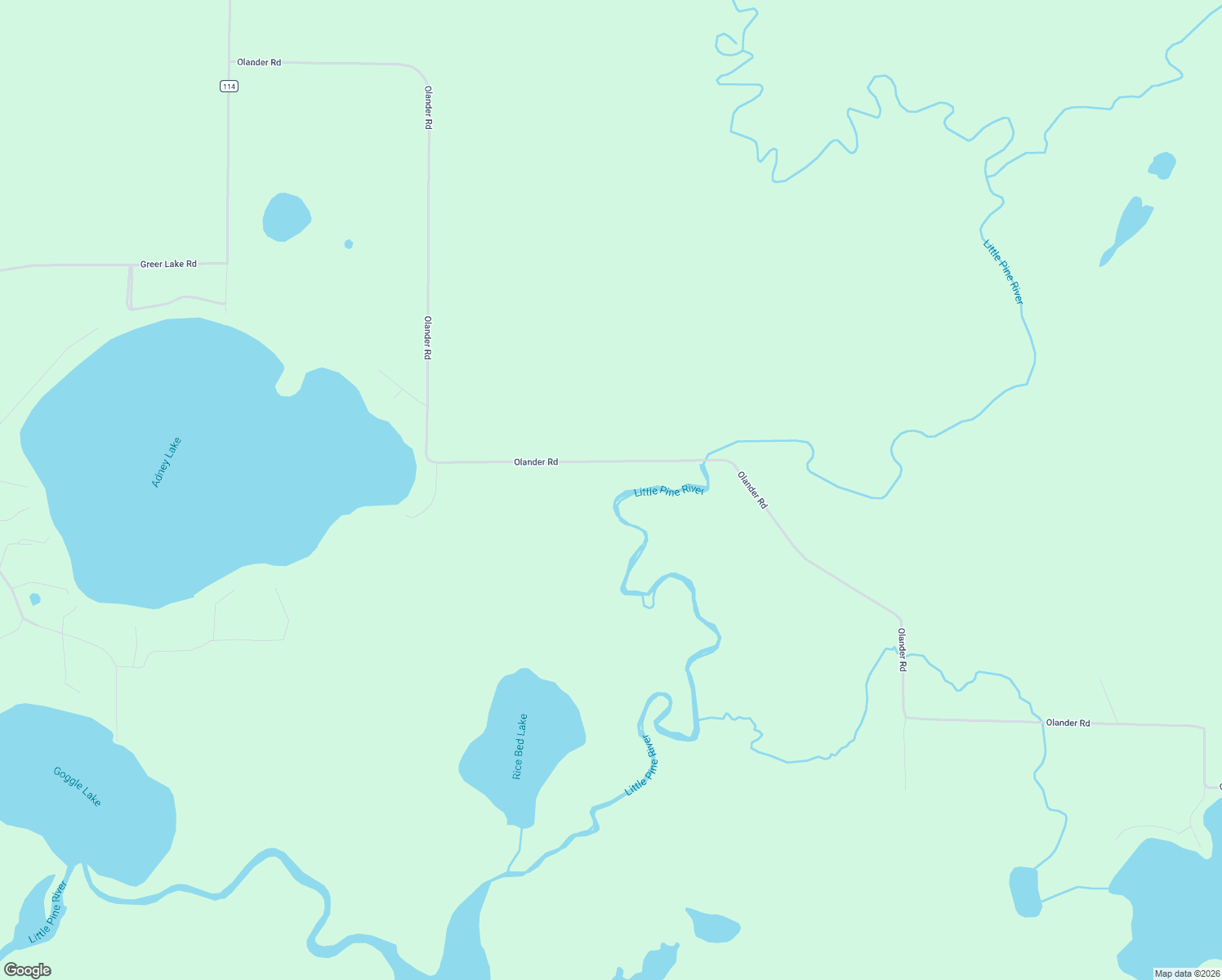 map of restaurants, bars, coffee shops, grocery stores, and more near 19711 Olander Road in Crosby