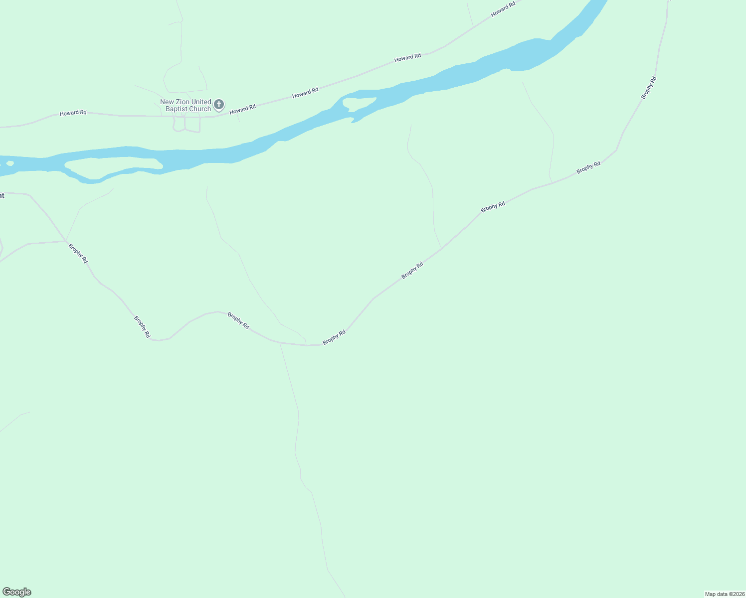 map of restaurants, bars, coffee shops, grocery stores, and more near Brophy Road in Blackville
