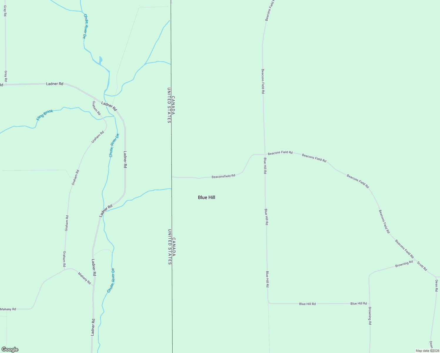 map of restaurants, bars, coffee shops, grocery stores, and more near Beaconsfield Road in Western Valley Rural District