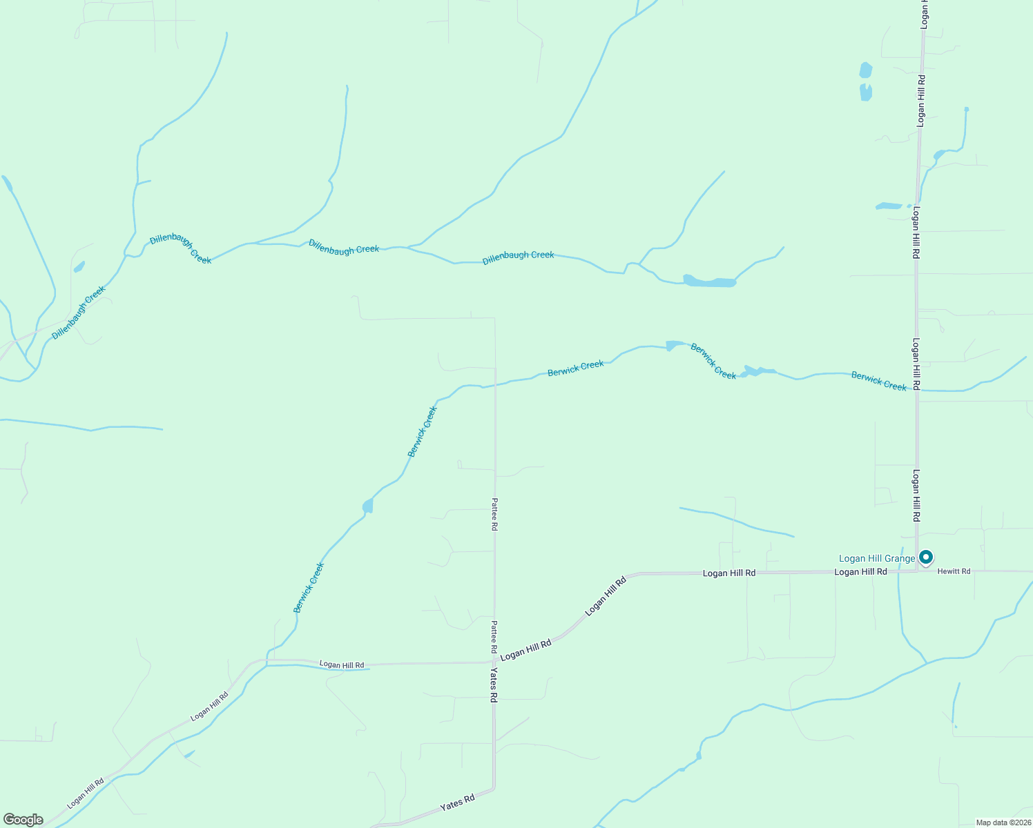 map of restaurants, bars, coffee shops, grocery stores, and more near 236 Pattee Road in Chehalis