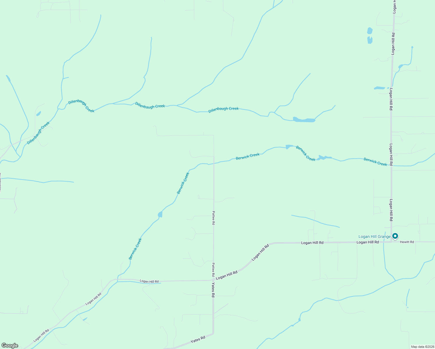 map of restaurants, bars, coffee shops, grocery stores, and more near 236 Pattee Road in Chehalis