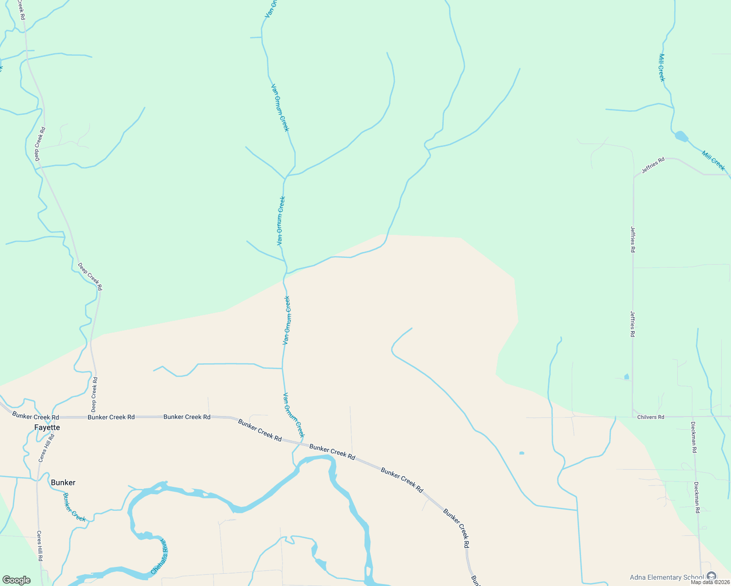 map of restaurants, bars, coffee shops, grocery stores, and more near in Adna