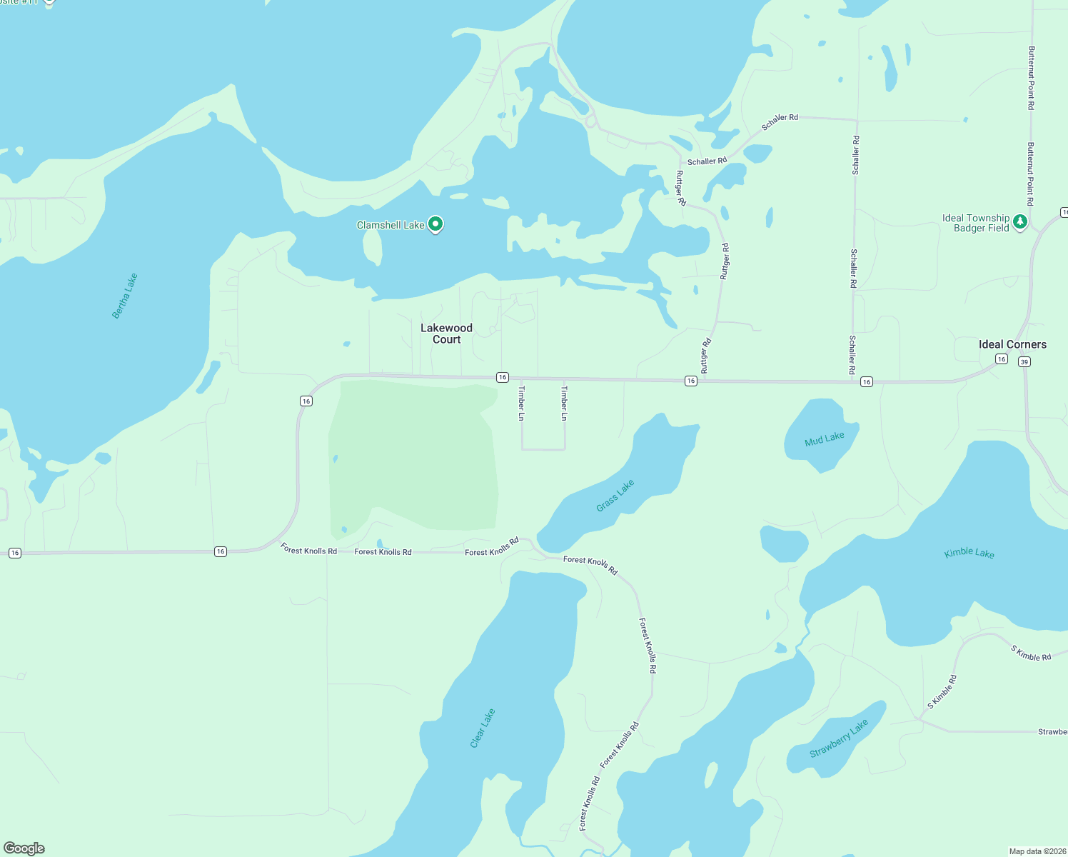 map of restaurants, bars, coffee shops, grocery stores, and more near 34821 Timber Lane in Pequot Lakes