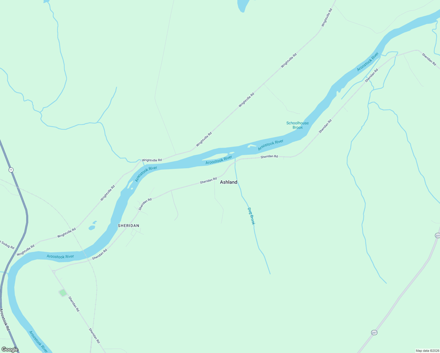 map of restaurants, bars, coffee shops, grocery stores, and more near Sheridan Road in Ashland
