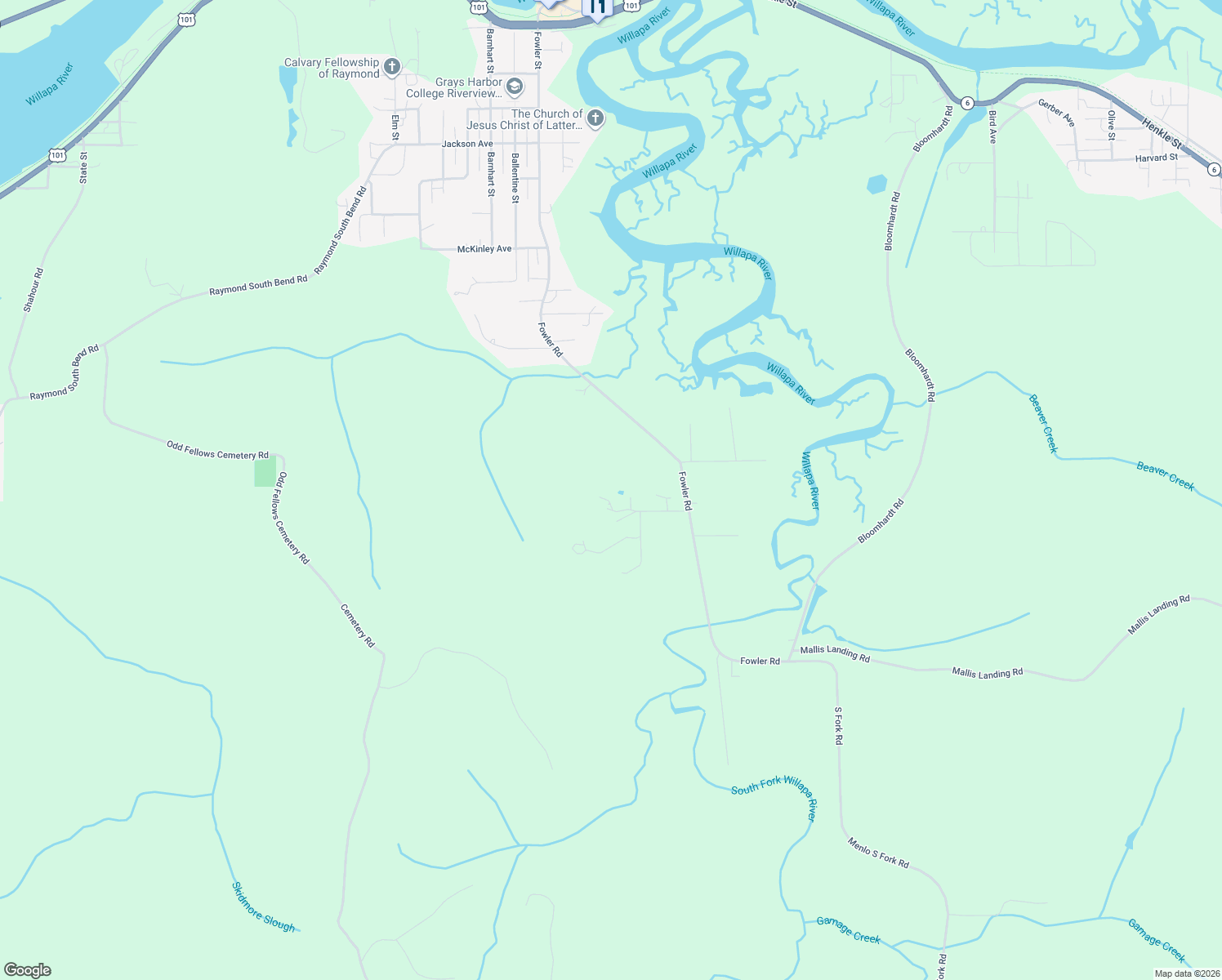 map of restaurants, bars, coffee shops, grocery stores, and more near 245 Joe Rocky Road in Raymond