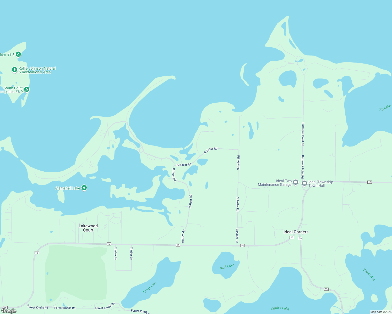 map of restaurants, bars, coffee shops, grocery stores, and more near 8840 Schaller Road in Pequot Lakes