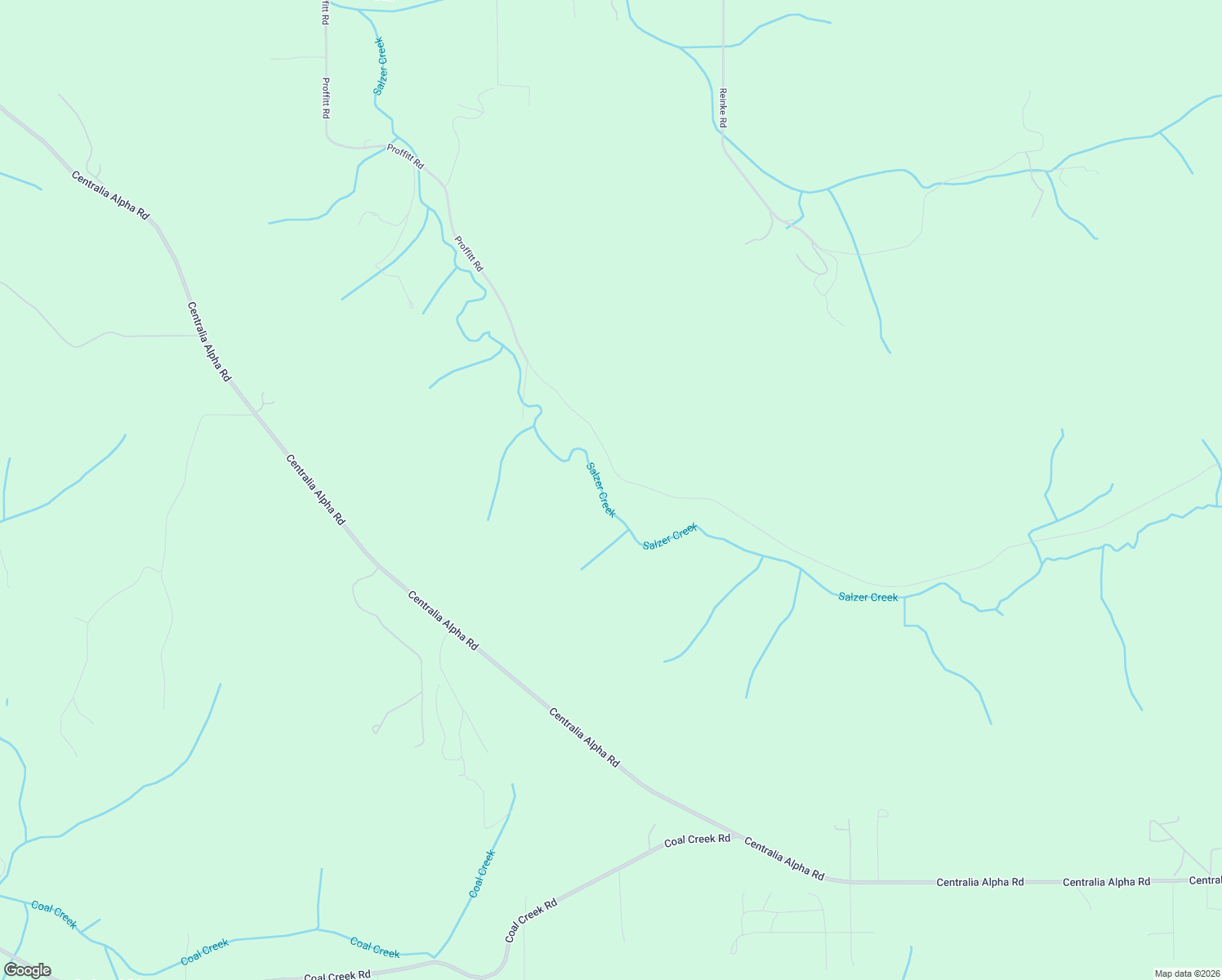 map of restaurants, bars, coffee shops, grocery stores, and more near 420 Proffitt Road in Centralia